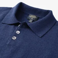 Cashmere Long-sleeve Sweater Polo