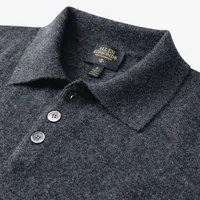 Cashmere Long-sleeve Sweater Polo