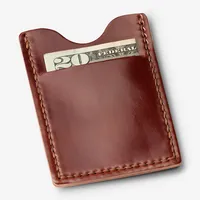 Shell Cordovan Leather Card Case