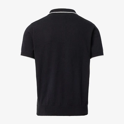 Short Sleeve Knit Polo