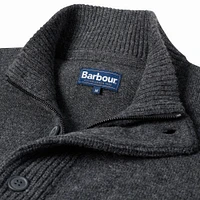 Barbour Essential Patch Zip Knitted Jumper