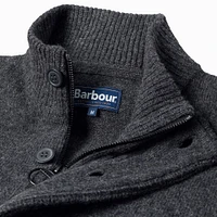 Barbour Essential Patch Zip Knitted Jumper