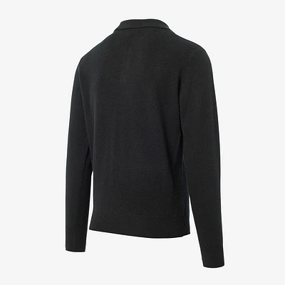 Cashmere Long-sleeve Sweater Polo