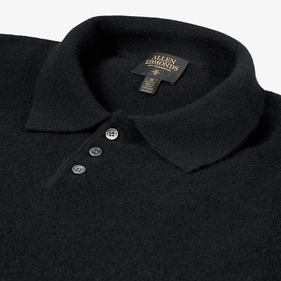 Cashmere Long-sleeve Sweater Polo