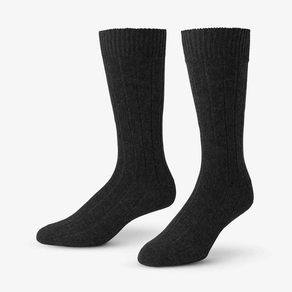 Cashmere Blend Rib Socks