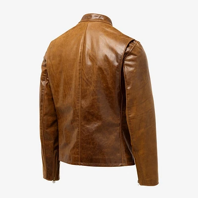 Schott® N.Y.C. X Allen Edmonds Café Racer 2.0 Leather Jacket