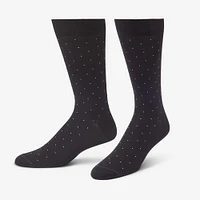 Pin-dot Cotton Dress Socks