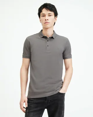 AllSaints Reform Short Sleeve Polo Shirt,, Size: