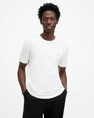 AllSaints Brace Brushed Cotton Crew Neck T-Shirt,, Size: