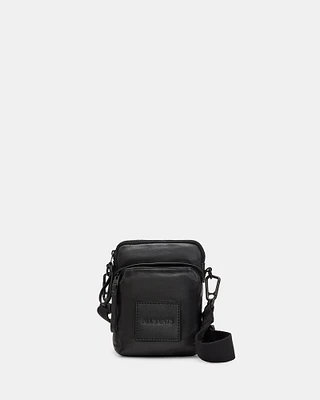 AllSaints Falcon Leather Pouch Bag,, Black, Size: One Size