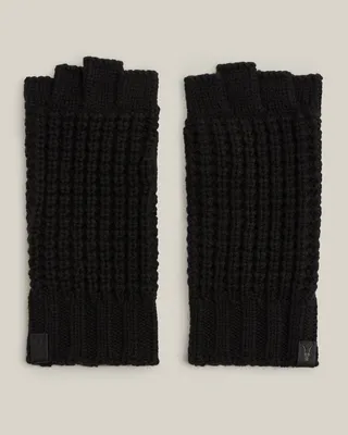 AllSaints Nevada Fingerless Gloves,, Black, Size: One Size