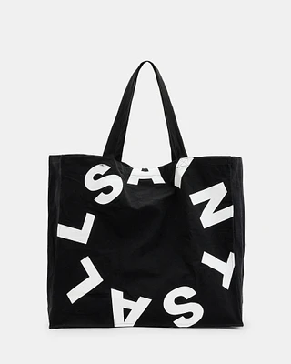 AllSaints Large Tierra Tote Bag,, Black/White, Size: One Size