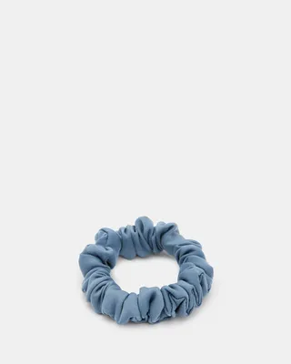 AllSaints Blue Mini Scrunchie,, Petrol Blue, Size: One Size
