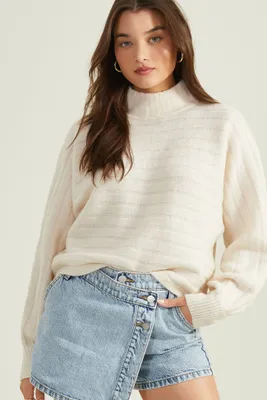 Varsha Cropped Dolman Sweater