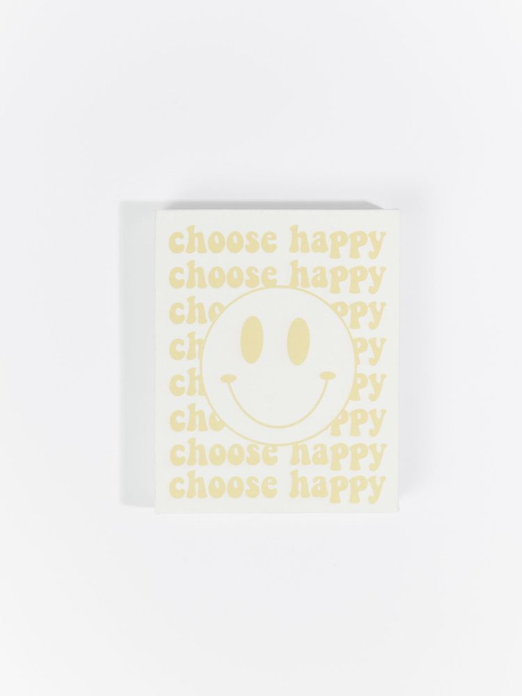 Choose Happy Smiley Wall Art