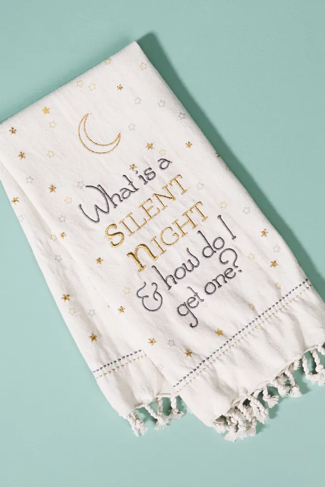 Silent Night Tea Towel