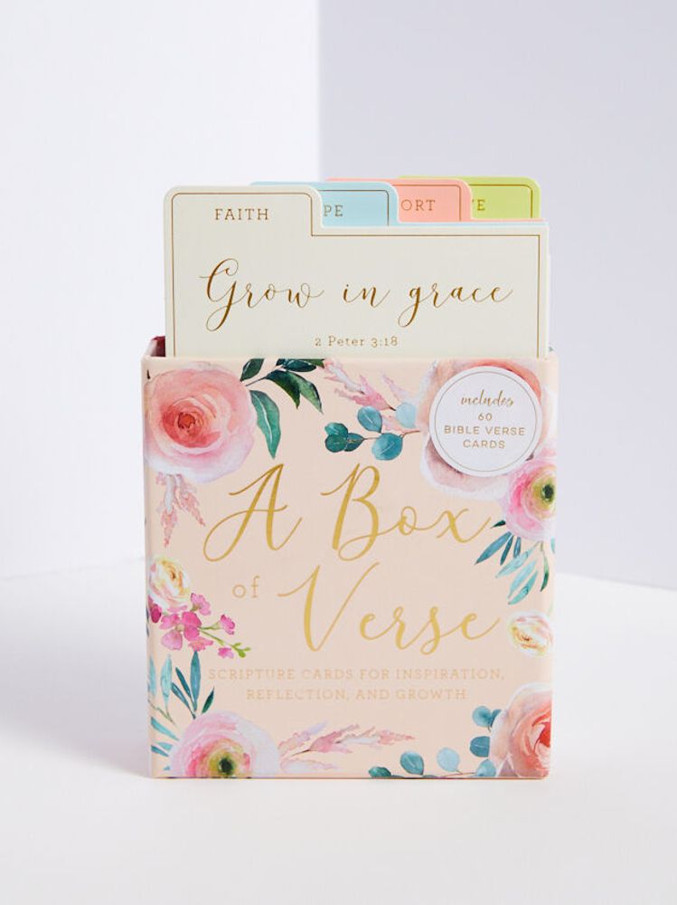 Floral Box of Bible Verse Cards
