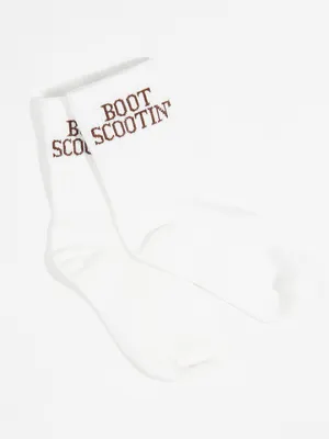 Boot Scootin' Crew Socks