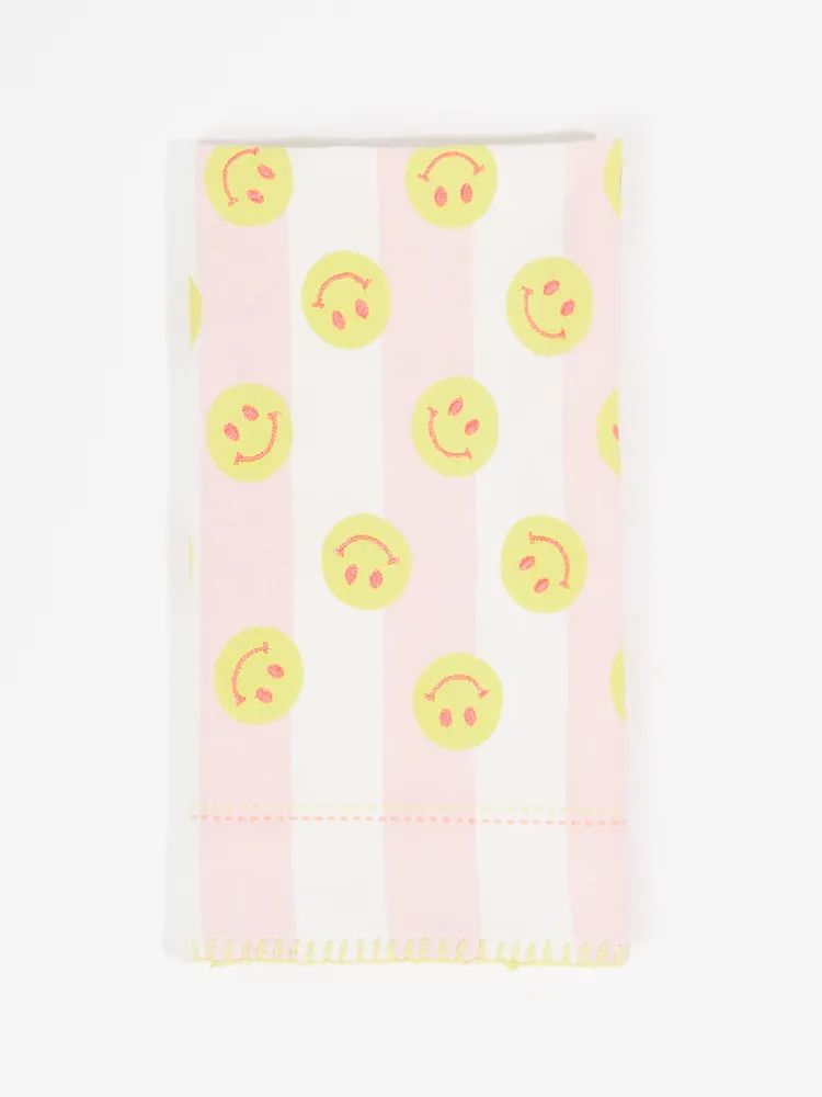 Smiley Face Tea Towel