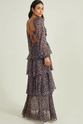 Paisley Floral Maxi Dress By ASTR The Label