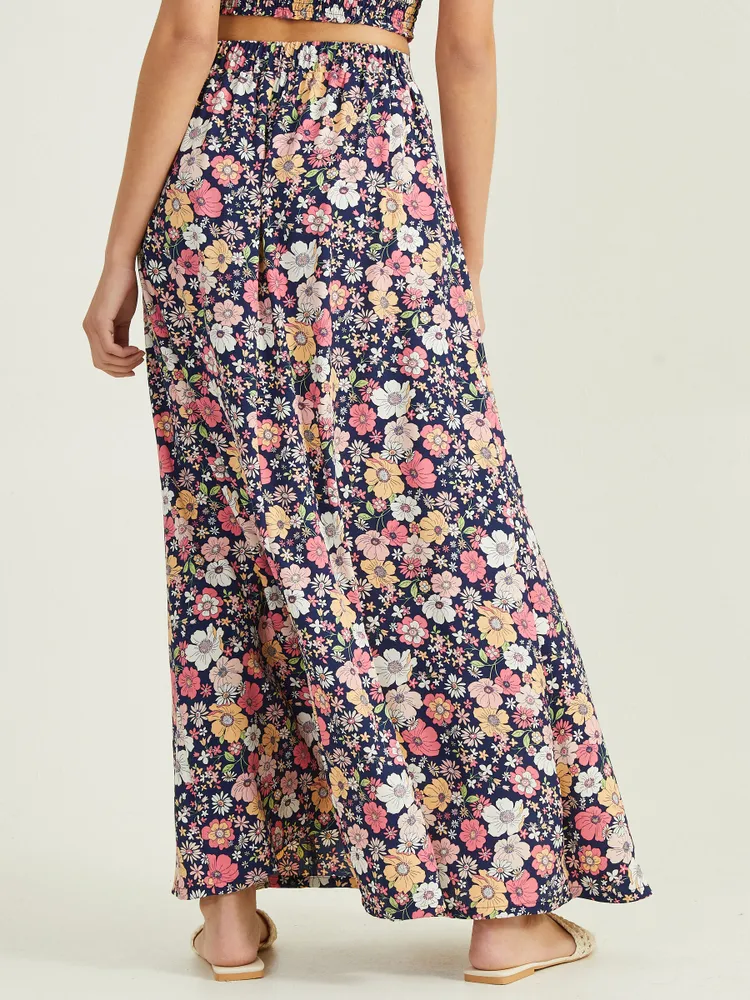 Tia Floral Maxi Skirt