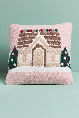 Gingerbread House Pillow