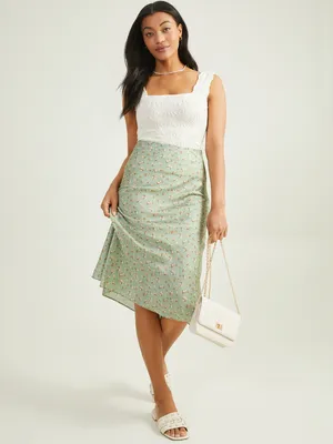 Aveline Floral Midi Skirt