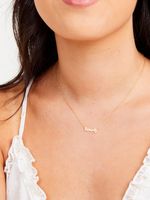18K Gold Howdy Necklace