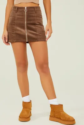 Cami Corduroy Mini Skirt