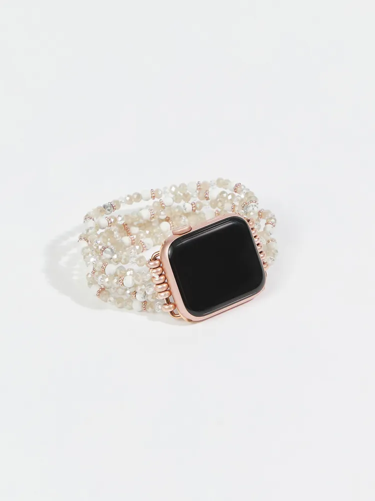 Natural Stone Beaded Smart Watch Band