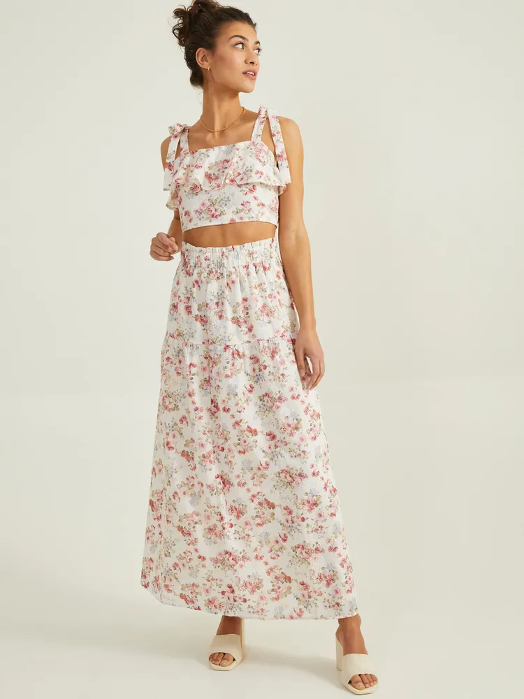Malia Tiered Maxi Skirt