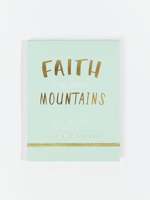 Faith Can Move Mountains Sticker Book