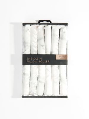 Satin Heatless Pillow Rollers - 6 Pack