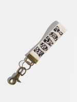 Howdy Canvas Keychain
