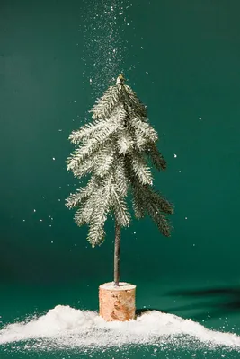 Snowy Pine Christmas Tree