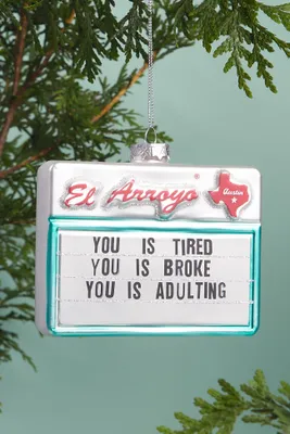 Adulting Ornament