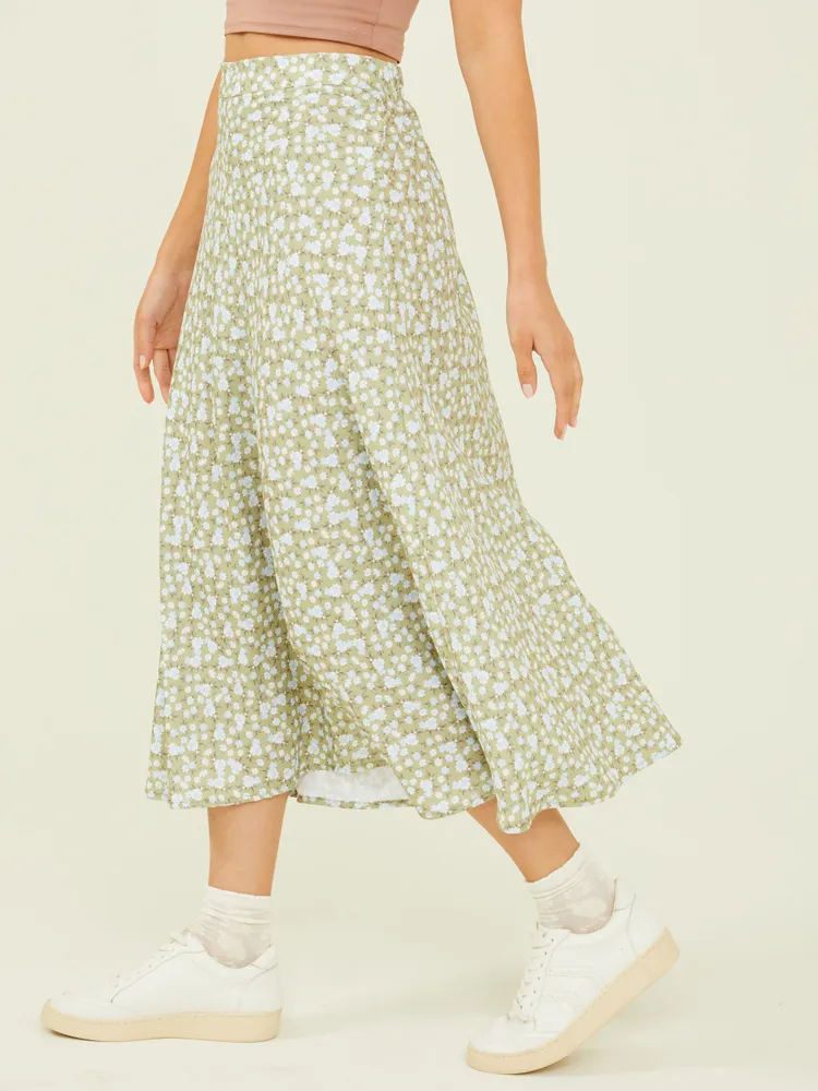 Morgan Floral Midi Skirt