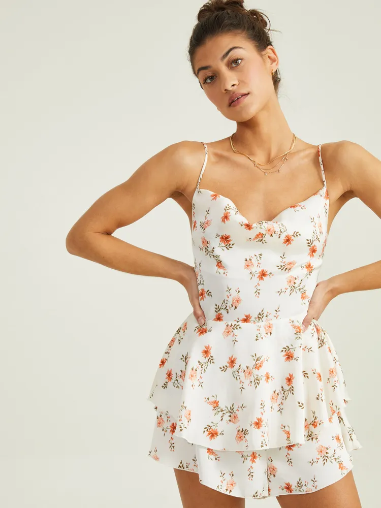 Greer Cowlneck Romper