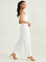 Cora Feather Trim Jumpsuit