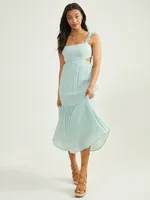 Maeve Open Back Midi Dress