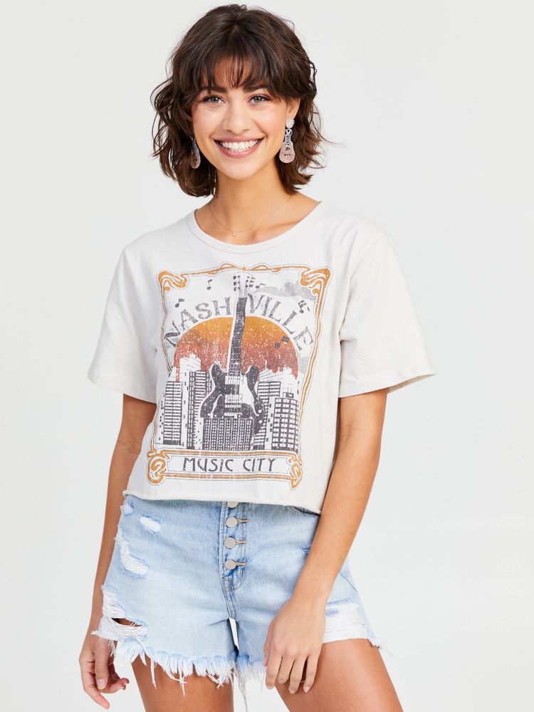 Nashville Cropped Tee