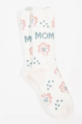 Mom Floral Cozy Socks
