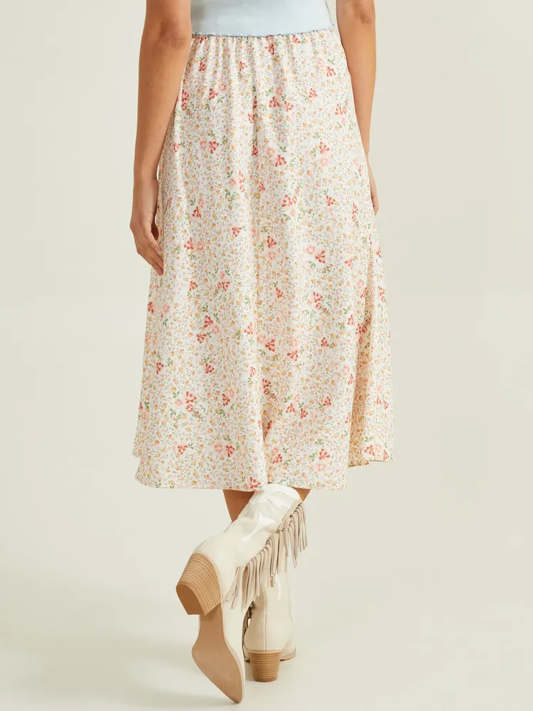 Lauren Floral Midi Skirt