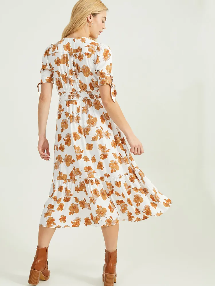 Sam Floral Midi Dress