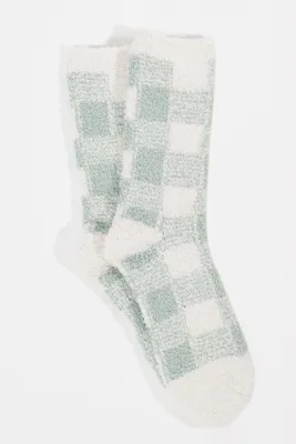 Checkered Cozy Socks