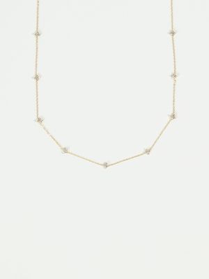 Diana Crystal Dangles Necklace