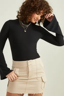 River Mock Neck Bodysuit