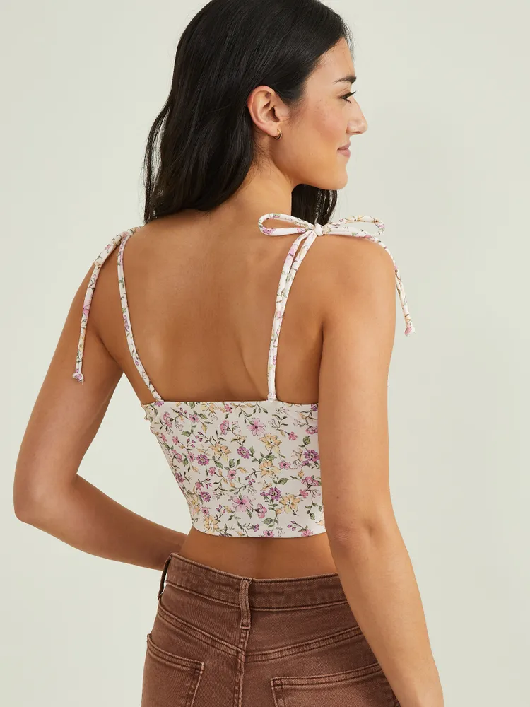 Avril Floral Corset Top