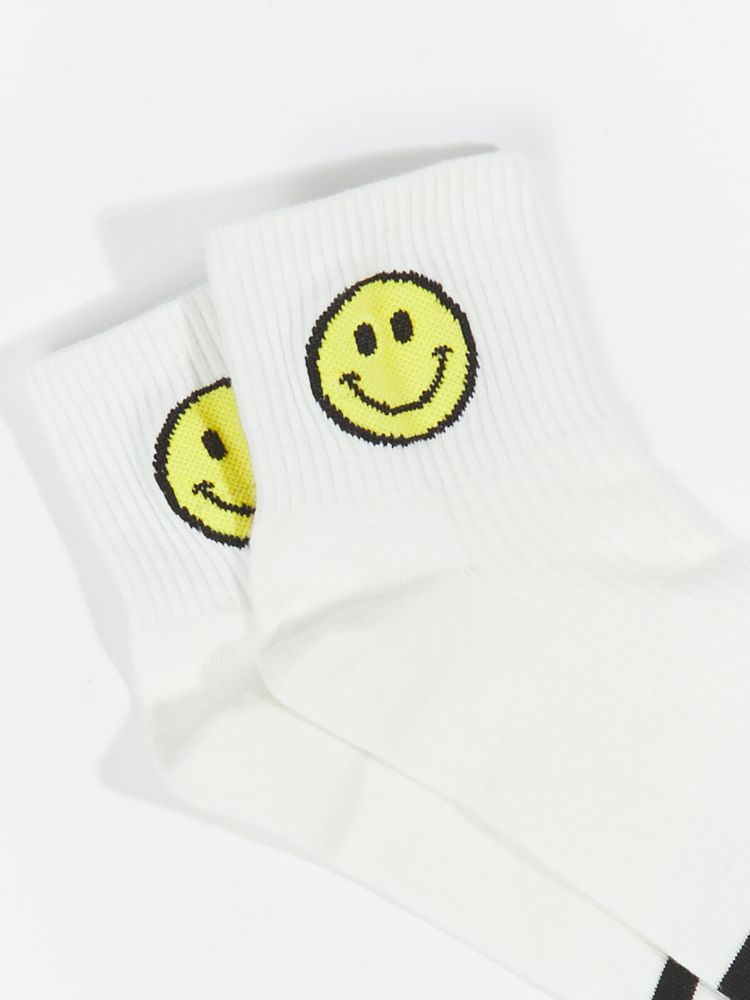 Smiley Icon Ankle Socks