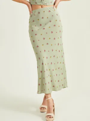 Parker Floral Midi Skirt